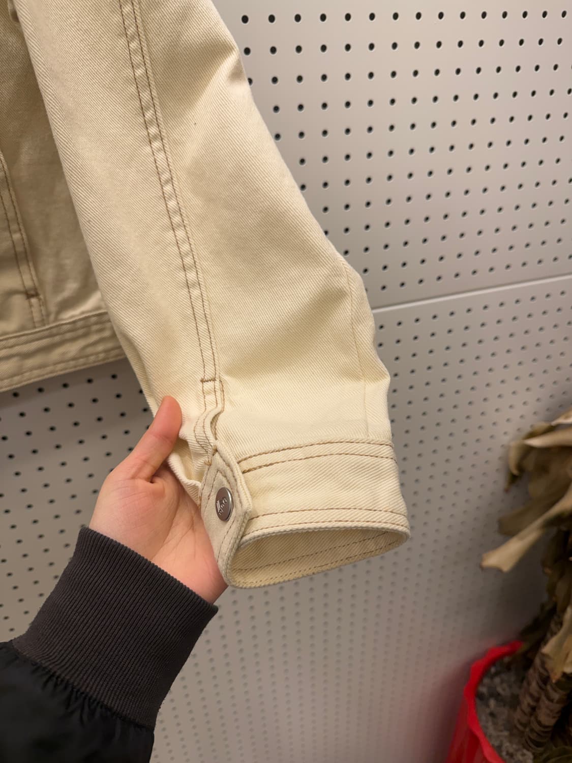 골라 로고 코튼 집업 자켓 U483 상품이미지3