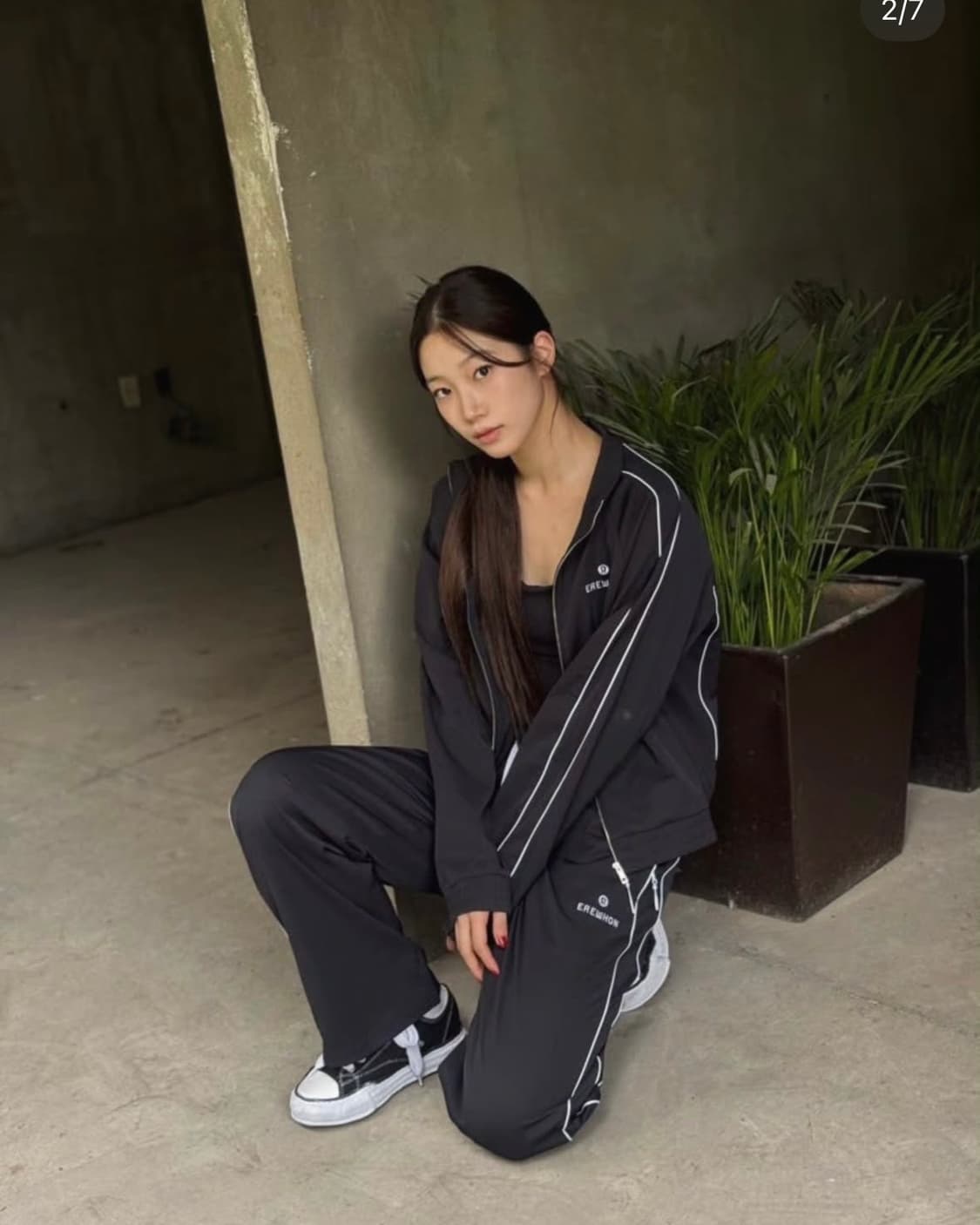 룰루레몬X에레헌 트랙자켓팬츠 남녀공용 트레이닝 세트 베벌리힐스 직접 구매 상품이미지5