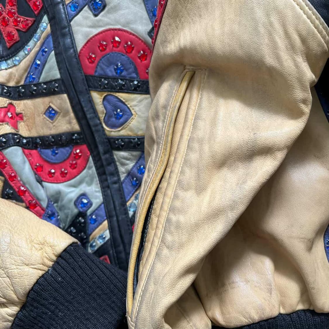 펠레펠레 조커 가죽자켓 상품이미지5