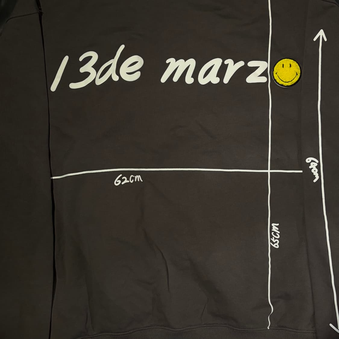 13드 마르조 X 스마일리 테디 패치 후드티 상품이미지8