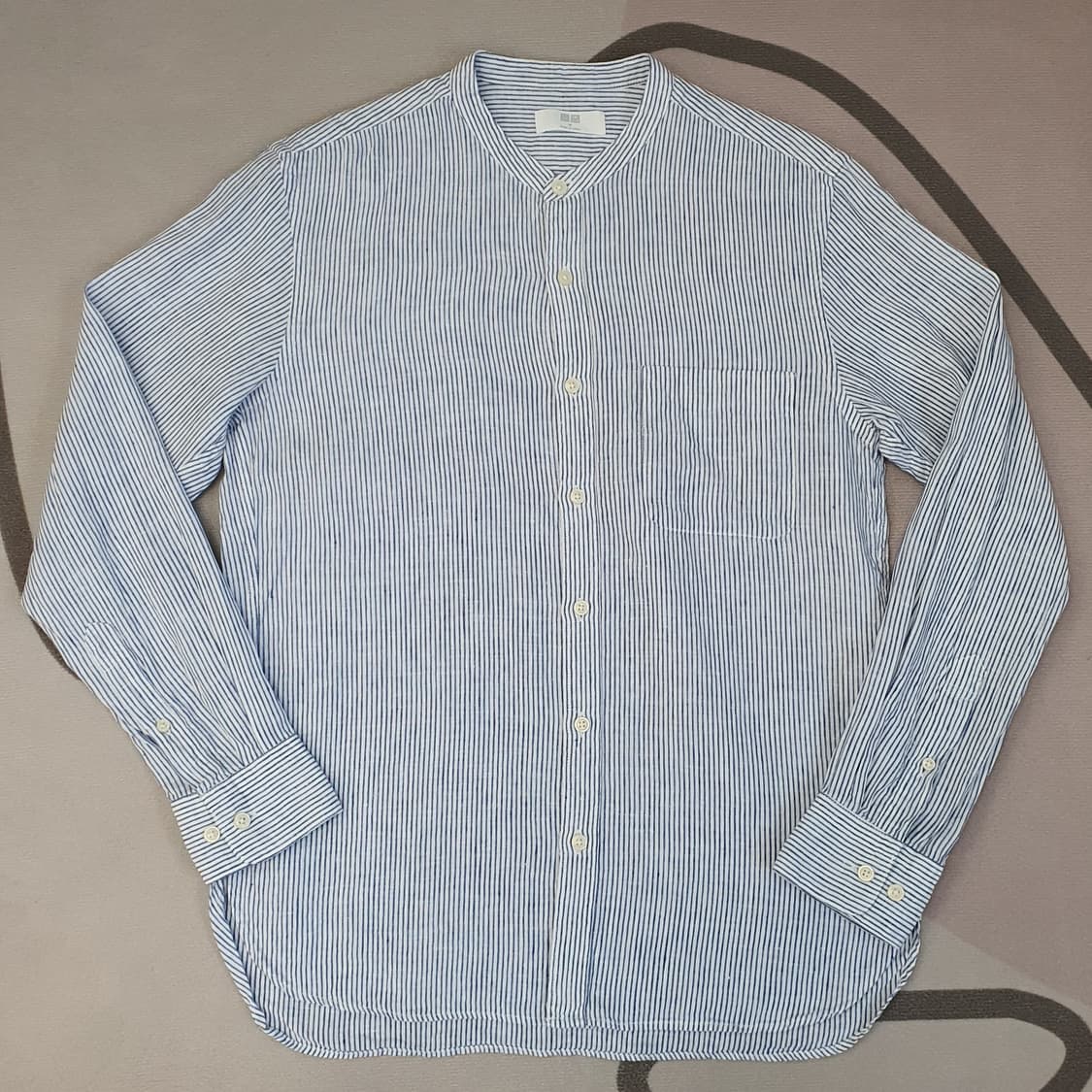 유니클로 마100 헨리넥 셔츠 남자95 상품이미지1