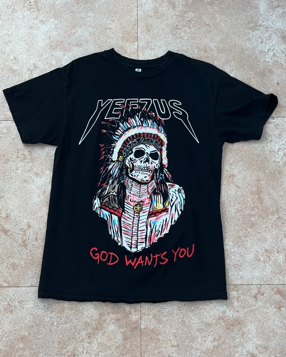 Yeezus tour bootleg 이저스 투어 부틀렉 티셔츠 상품이미지1