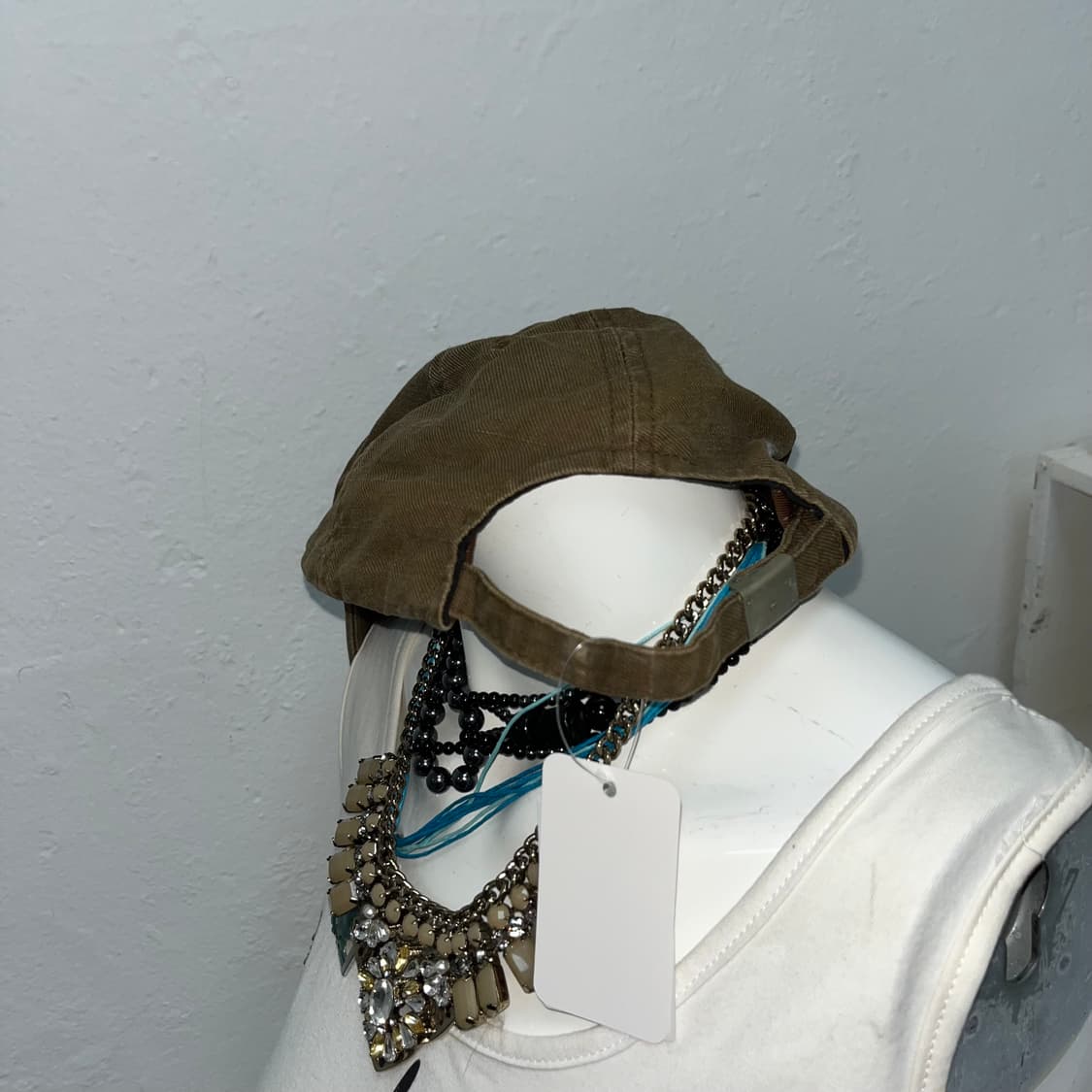 Y2K 브라운 패치 볼캡 상품이미지4