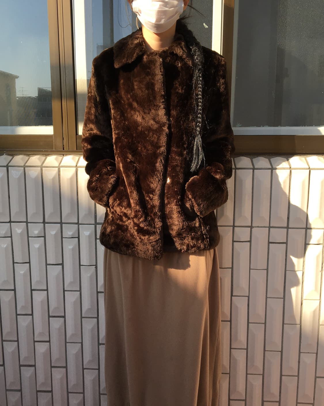 Fake fur jacket 상품이미지1