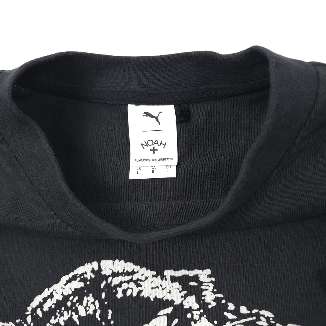 푸마x노아 그래픽프린팅 코튼 티셔츠 블랙 (L) 상품이미지4