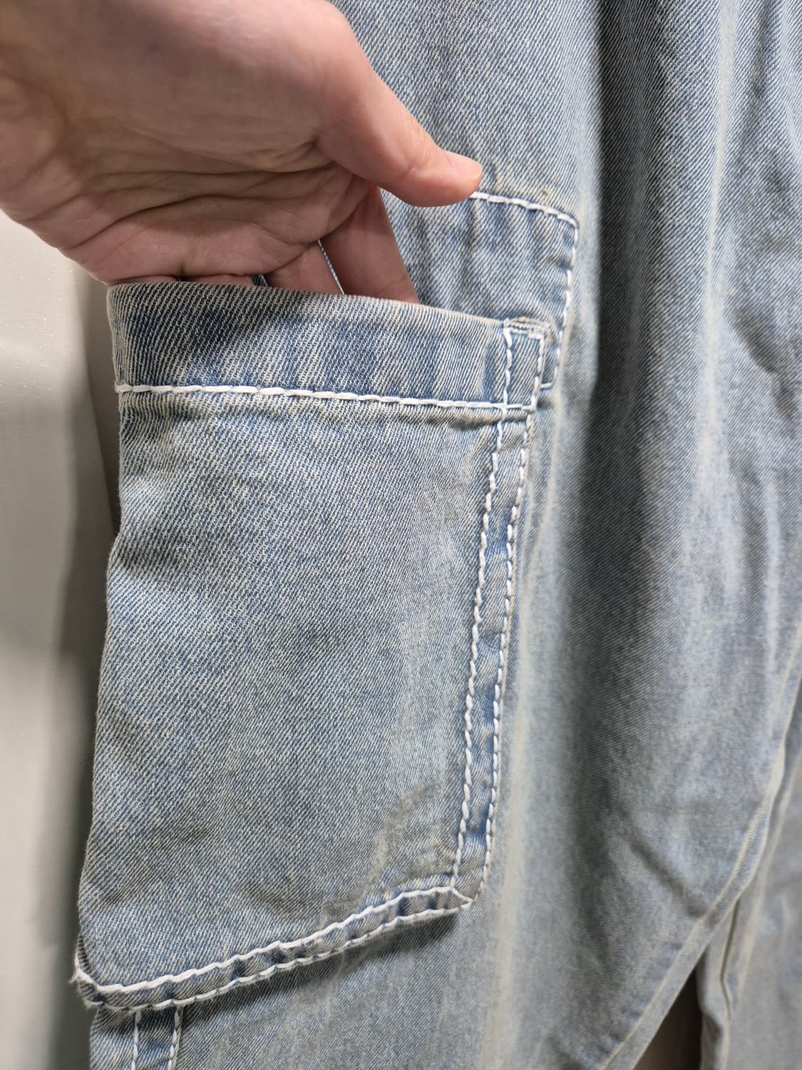 (타임세일)(새상품)트루릴리젼 카고 데님 팬츠L 상품이미지5