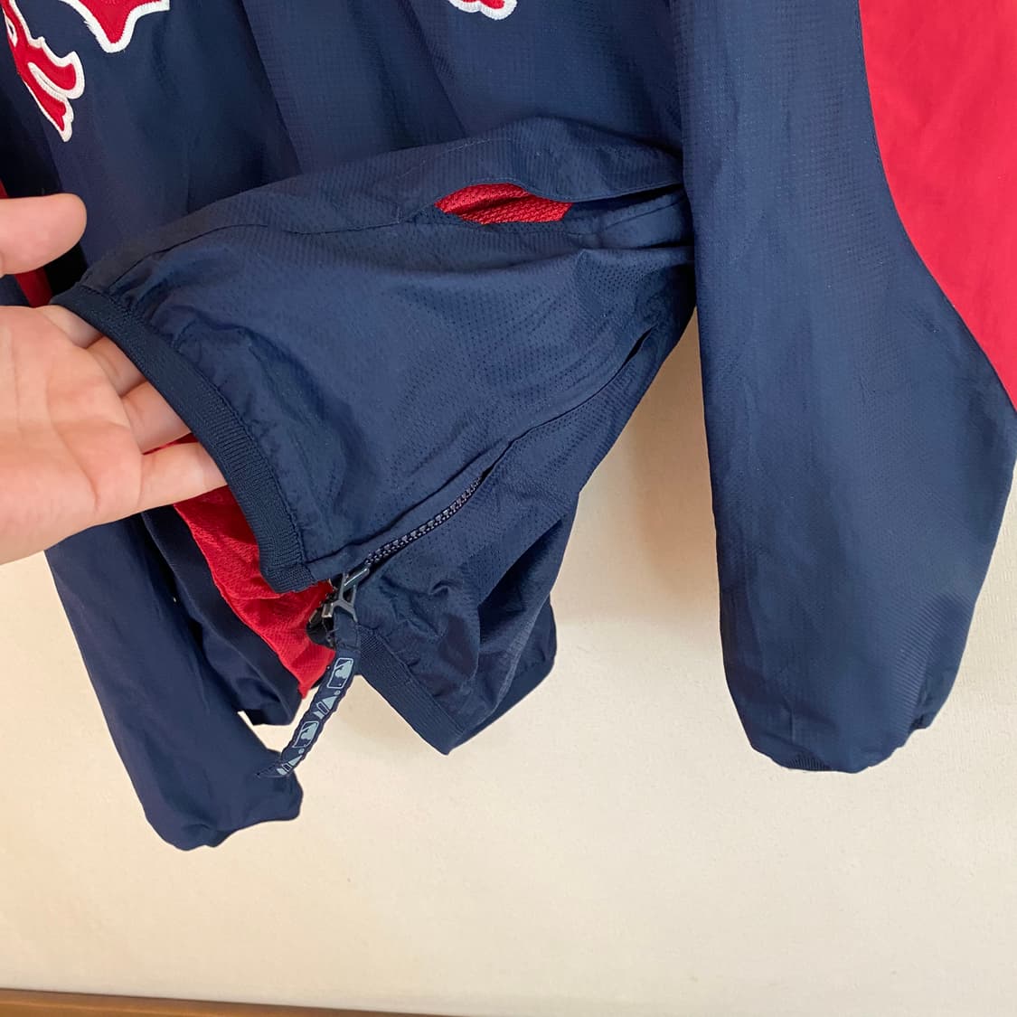 (L)마제스틱 보스톤레드삭스 하프집업 웜업 상품이미지6