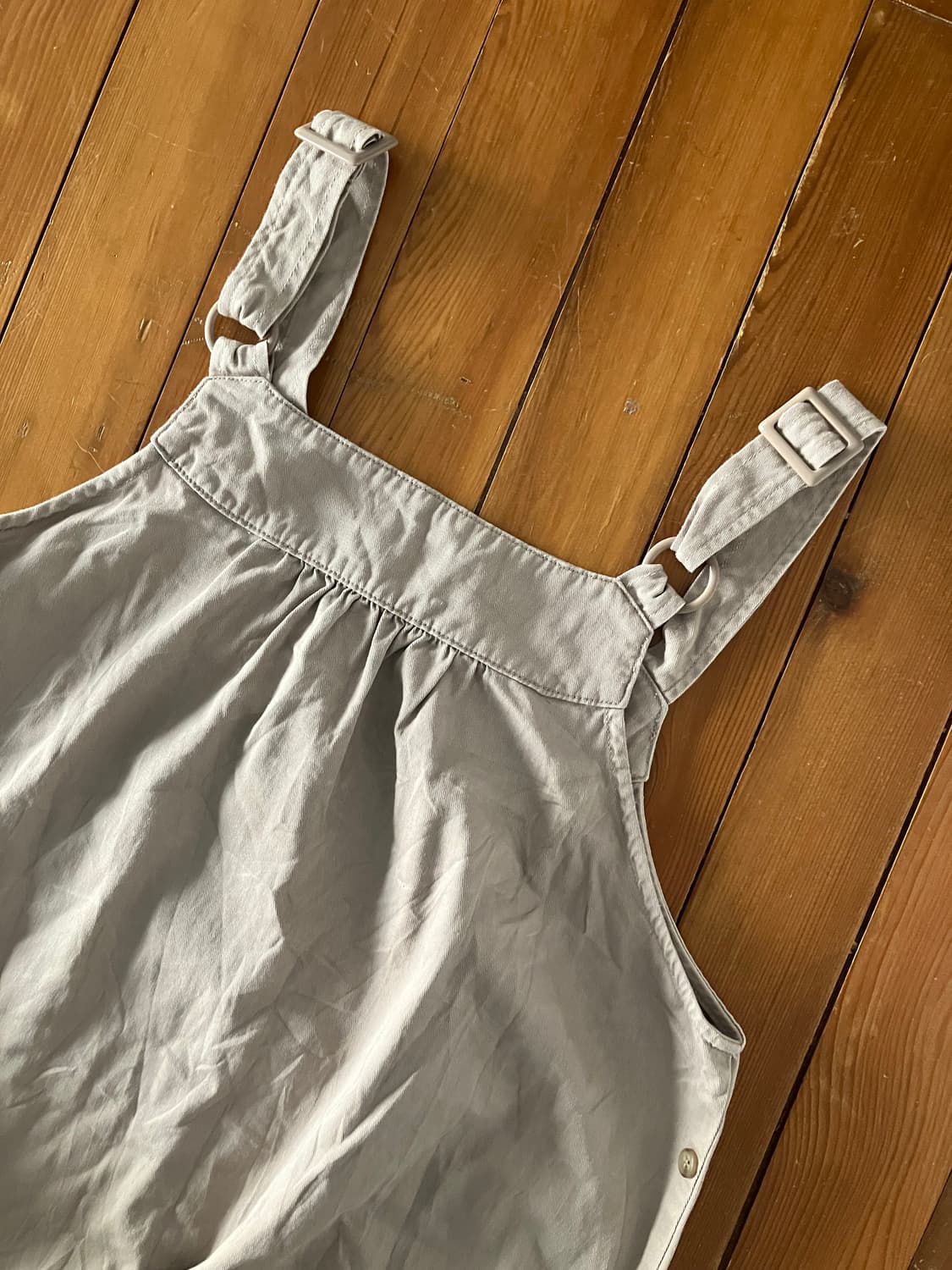 코코아 베이지 멜빵 원피스 상품이미지5