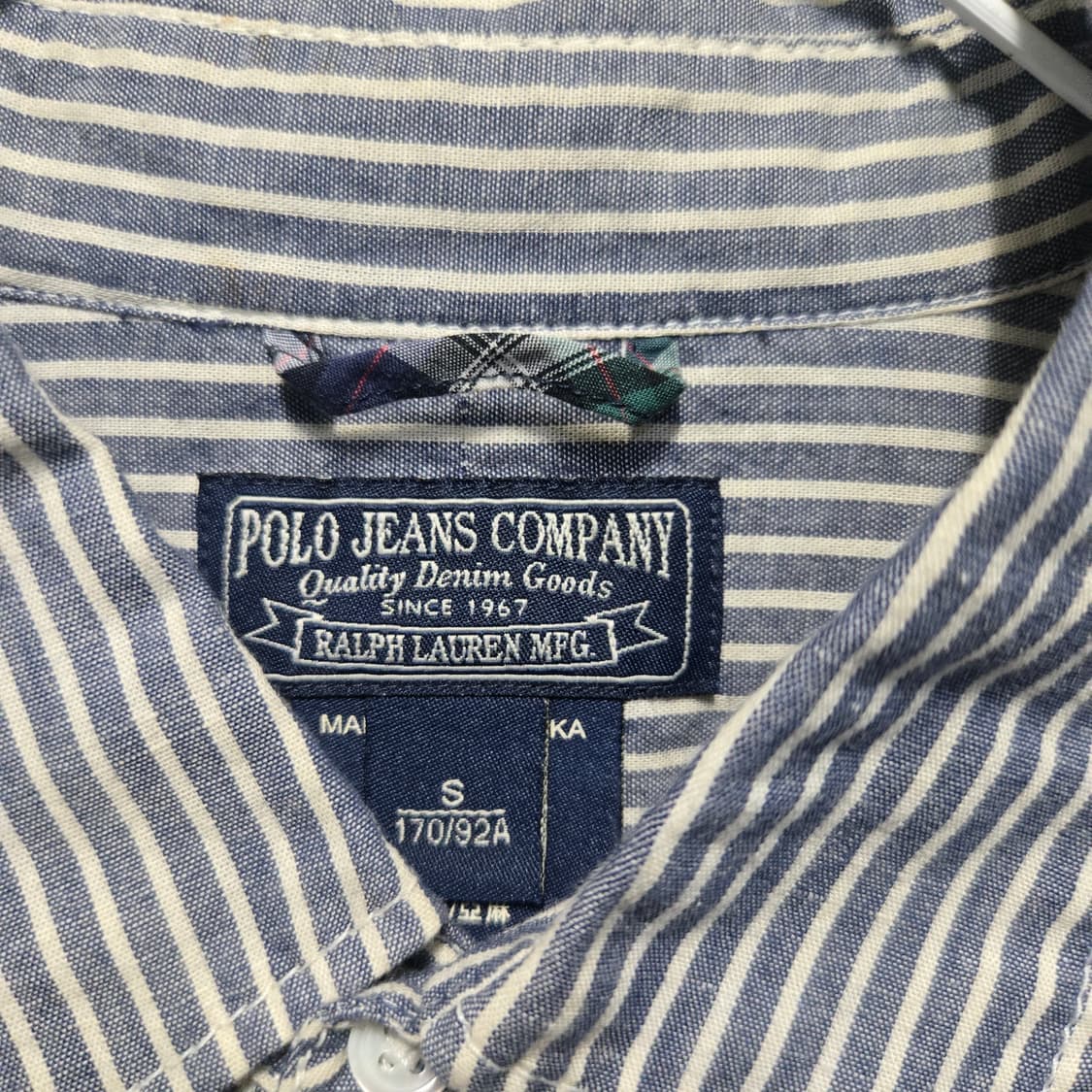 폴로진스  린넨 스트라이프 긴팔 셔츠  상품이미지5