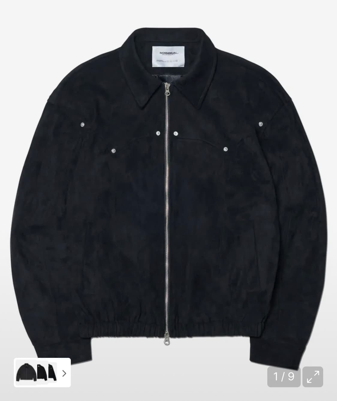 nomanual S.W jacket - black 상품이미지1