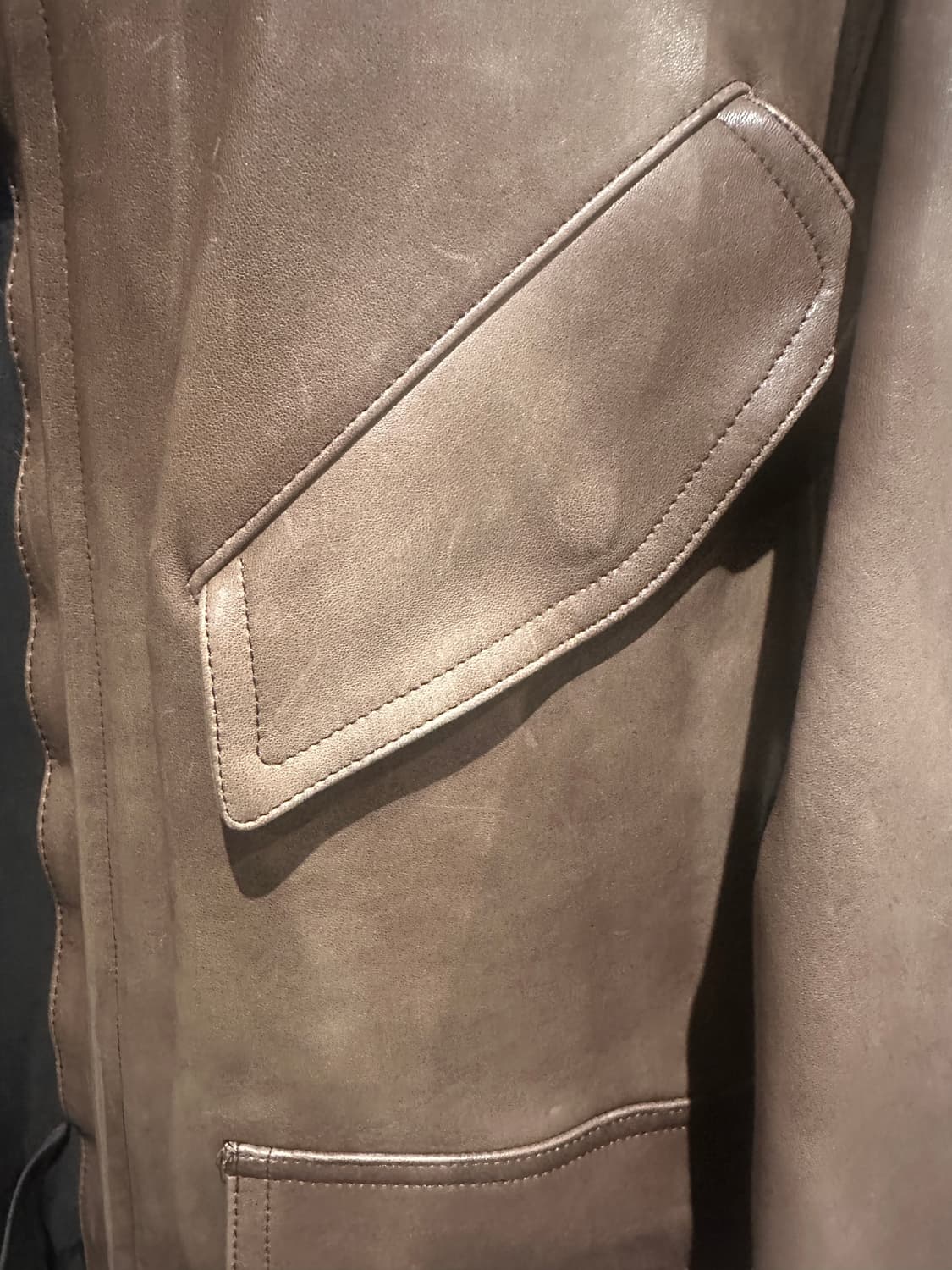 오라리 램 레더 블루종 5 상품이미지5