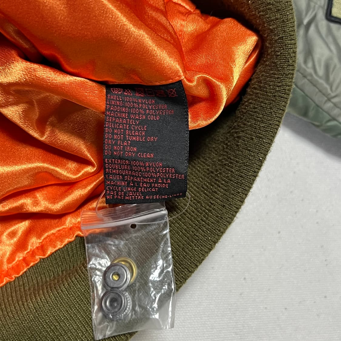 M 쇼트 미공군 밀리터리 패치워크 ma-1 항공 자켓 상품이미지5