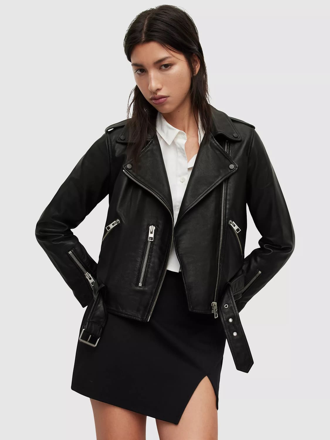 올세인츠 balfern biker발펀 바이커 가죽 자켓 상품이미지9