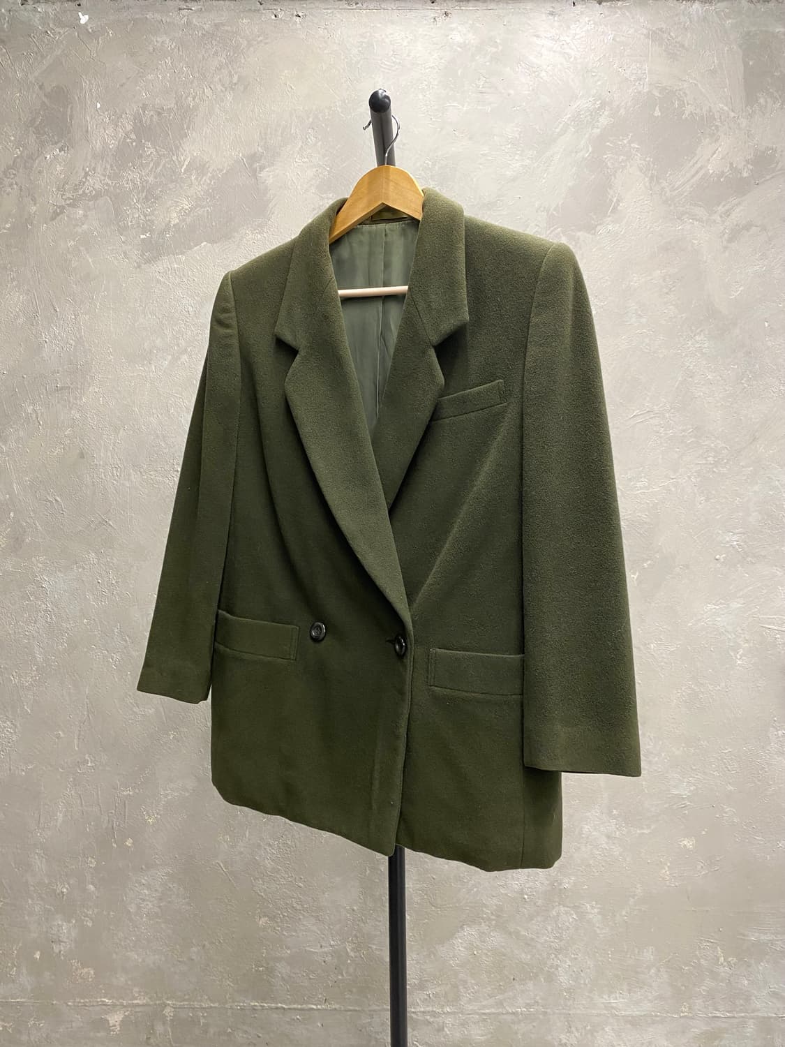 [M] 90s Burberrys 버버리 카키 울 블레이저 상품이미지1