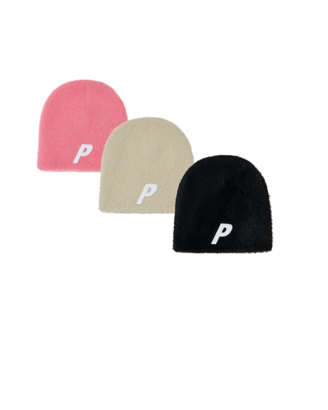 (새상품)25fw팔라스 포우 모헤어 비니 모자 스토니 블랙 핑크 그레이 상품이미지1