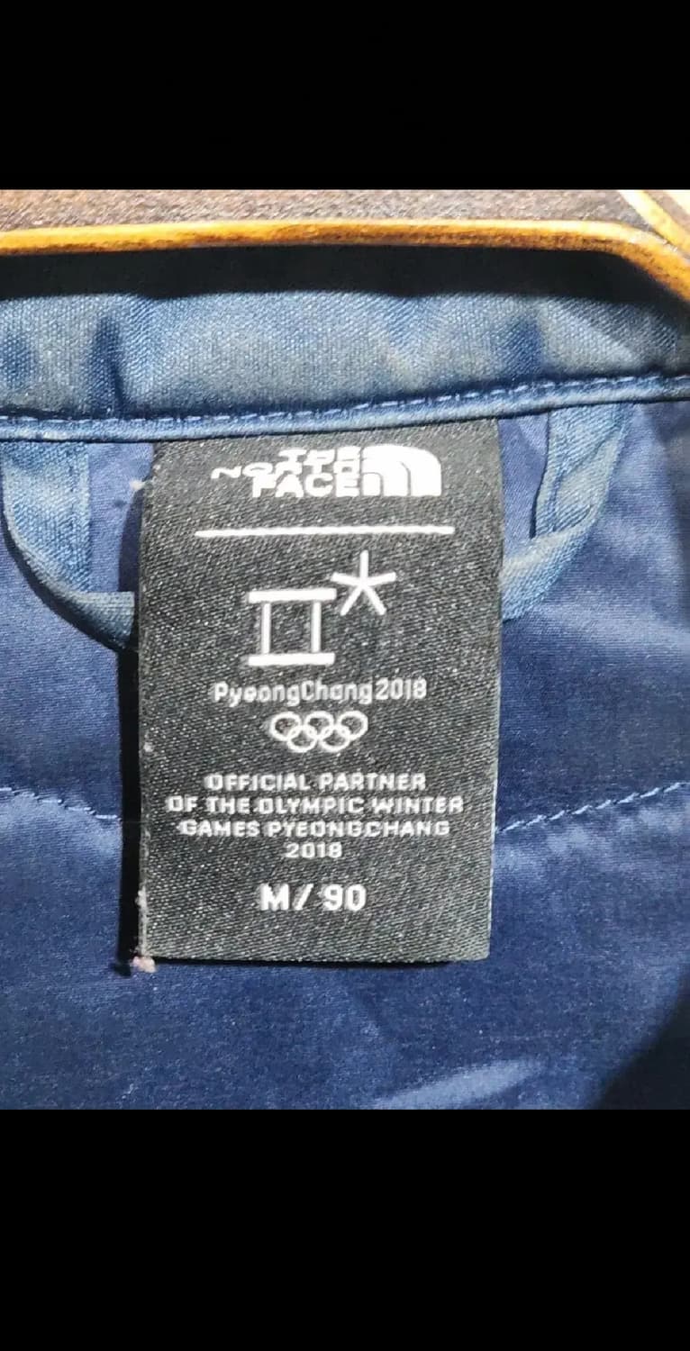 (M) 노스페이스 경량패딩 점퍼 남색 평창올림픽 자켓 등산복  상품이미지3