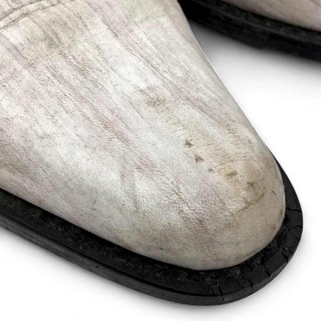 꼼데가르송 트리콧 페인팅 크렉레더 로퍼 상품이미지7