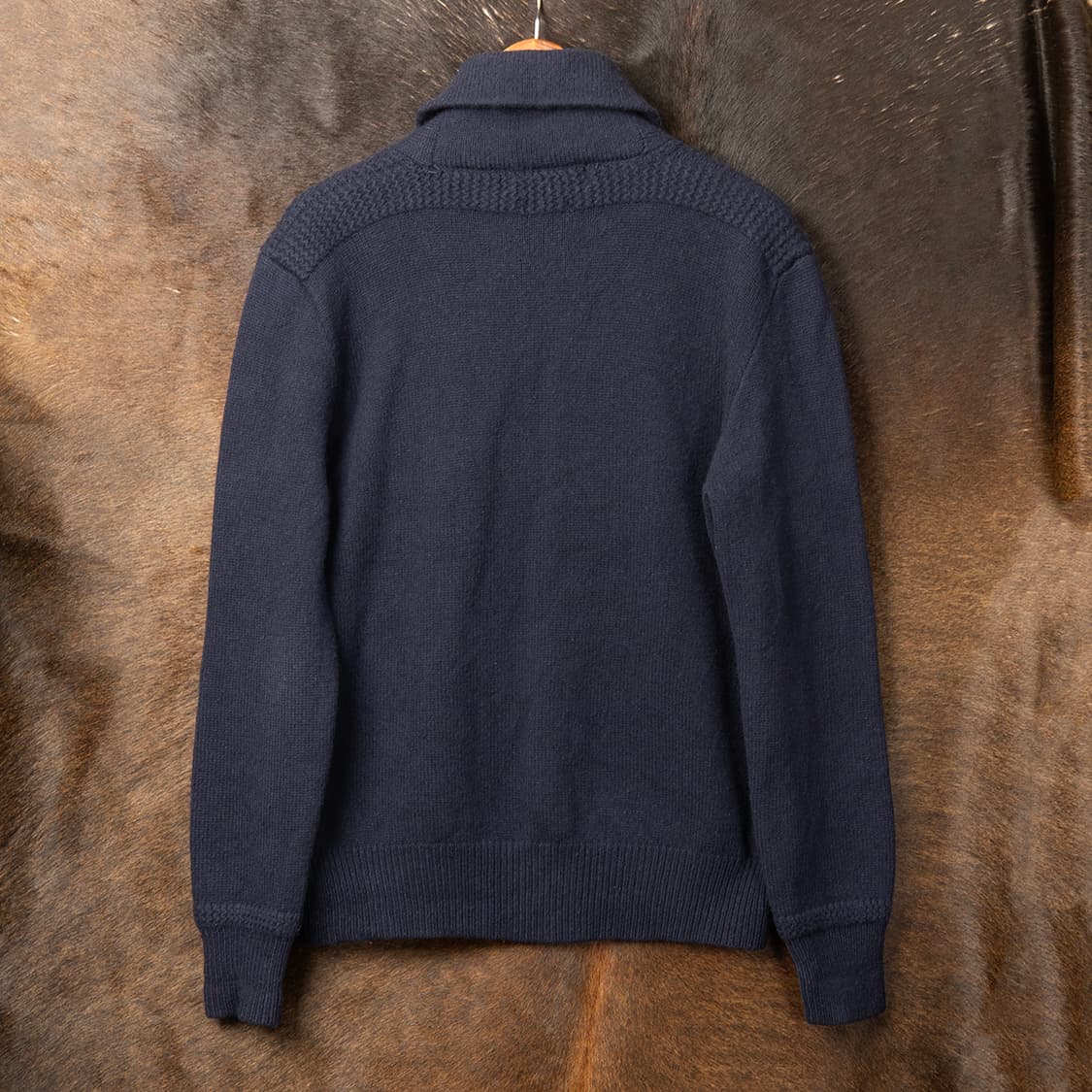 [M] 00s 폴로 랄프로렌 숄카라 니트 쿼터집업 람포지퍼  상품이미지2