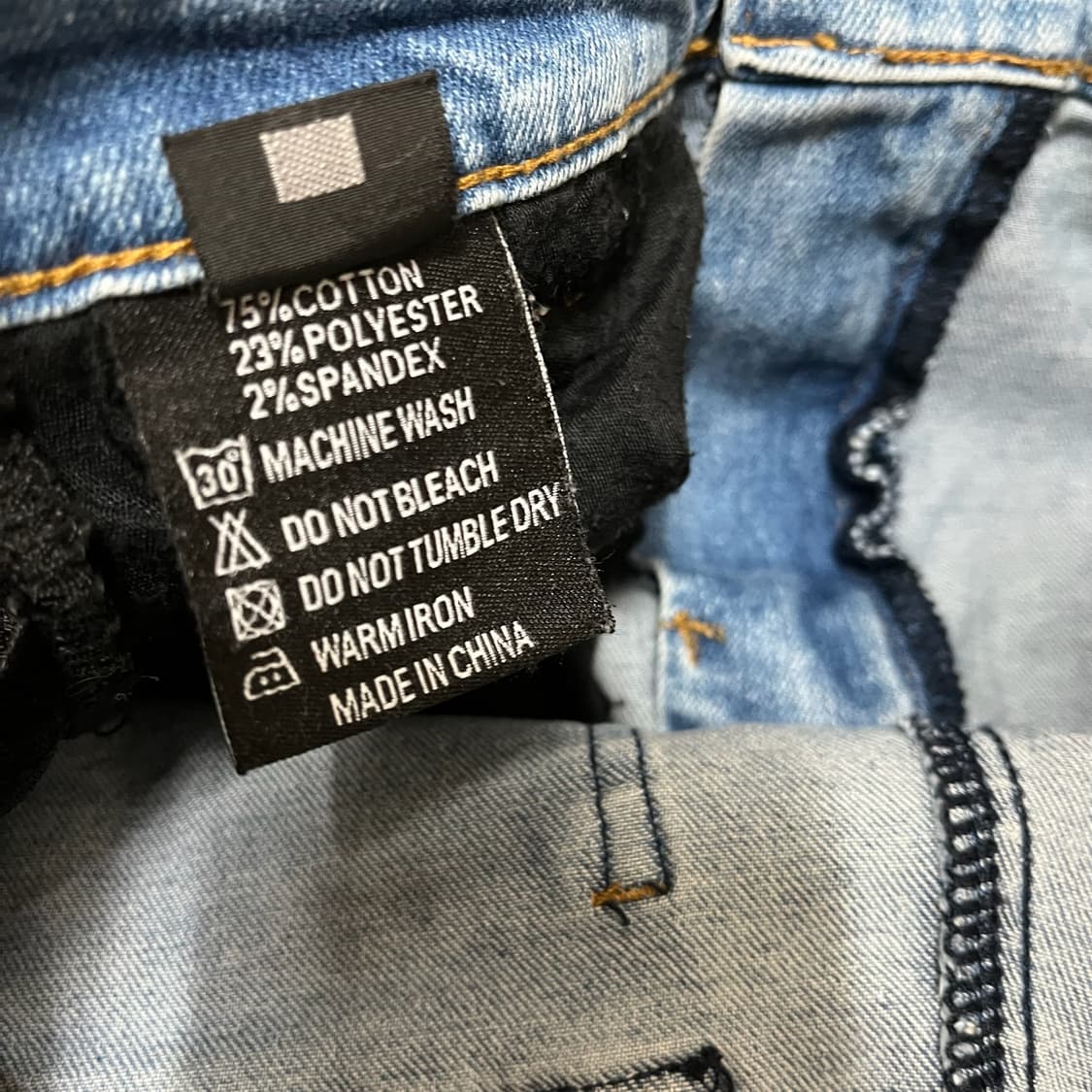 모토팬츠 절개 라이딩바이커진 데님 청바지 [중청] XL 상품이미지10