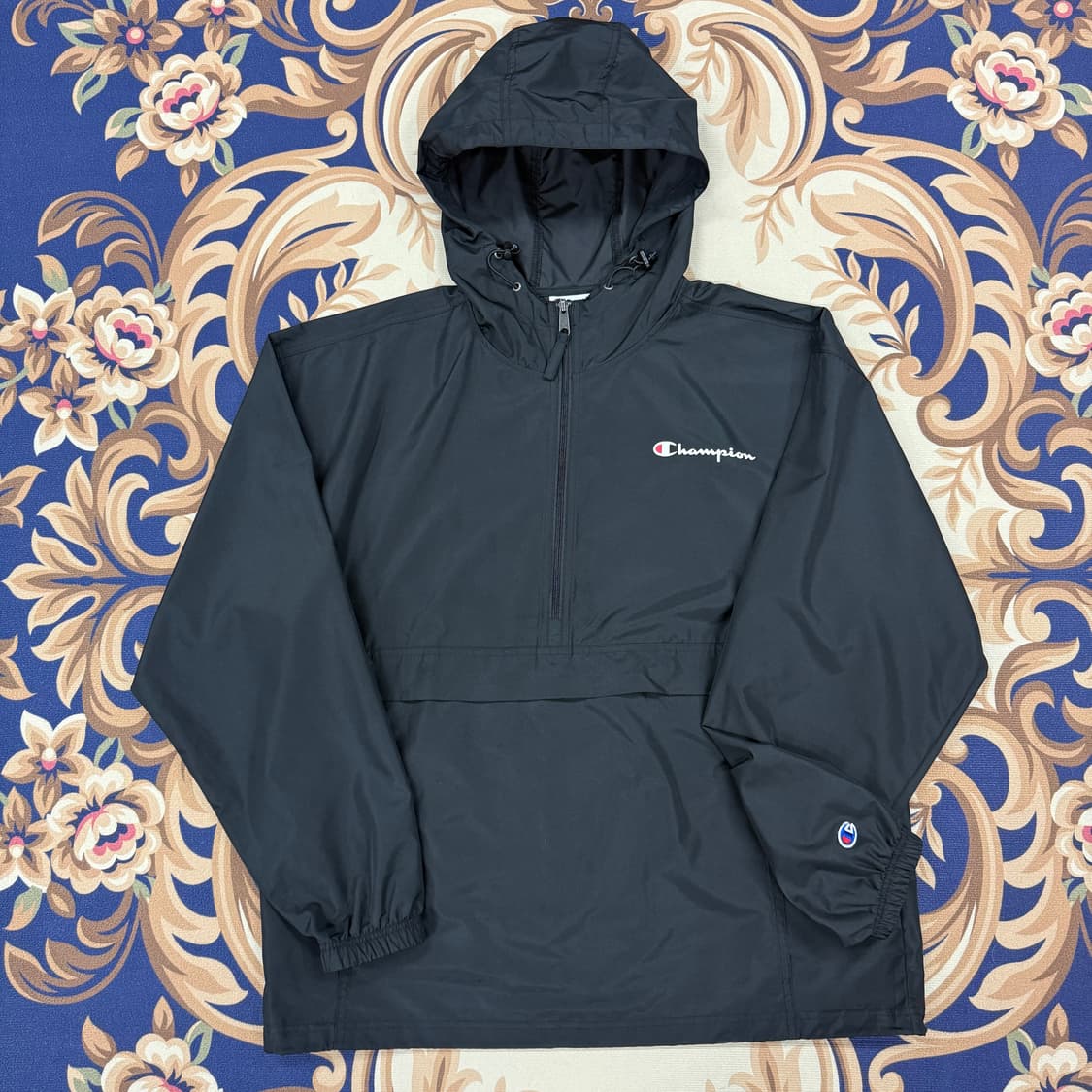 (L)챔피언 Champion 아노락 바람막이 자켓(블랙) 상품이미지1