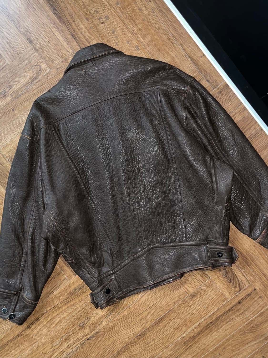 빈티지 양가죽 레더자켓 상품이미지5