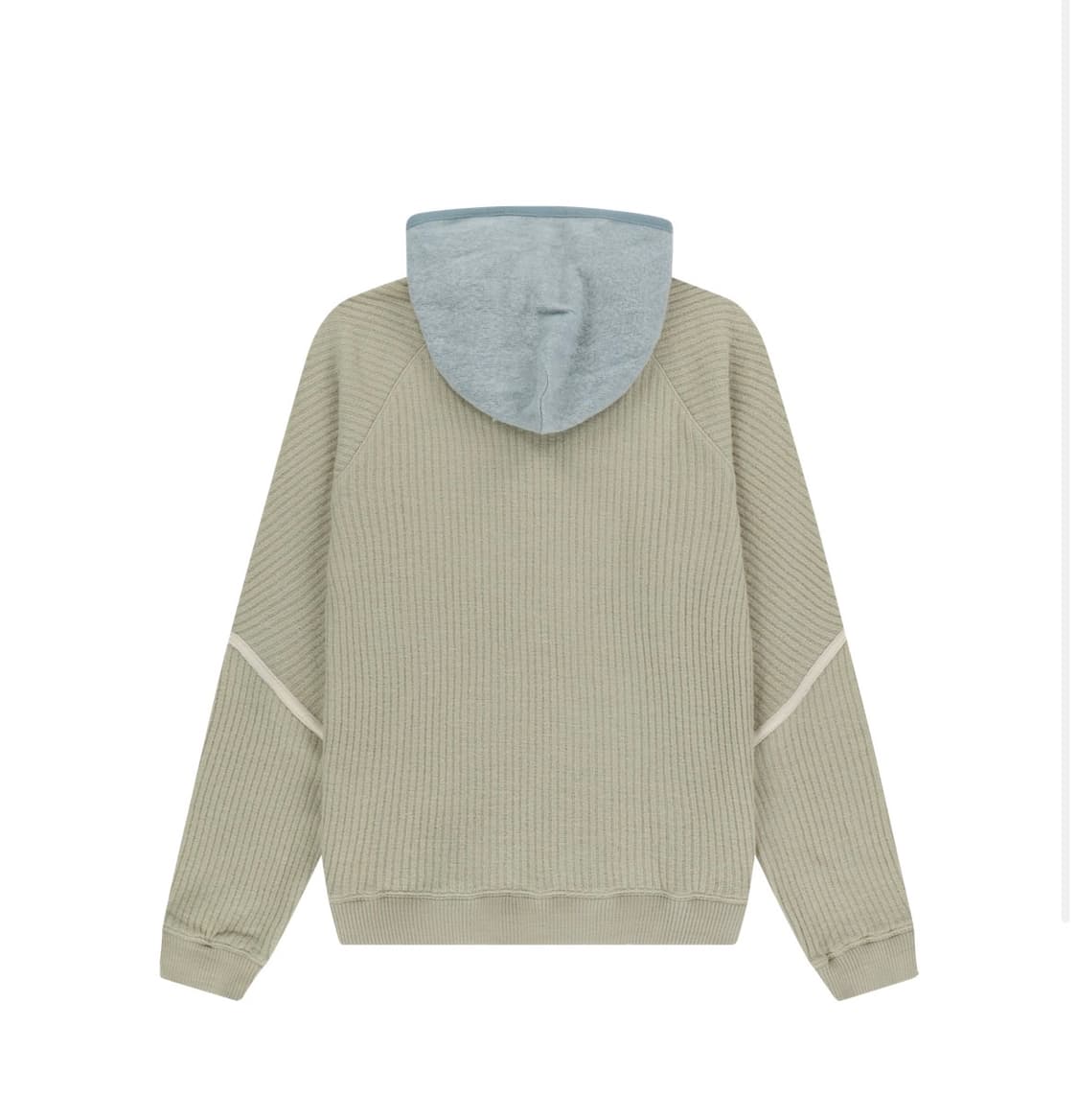 산산기어 RIBBED HOODIE KNIT [BEIGE] 상품이미지2
