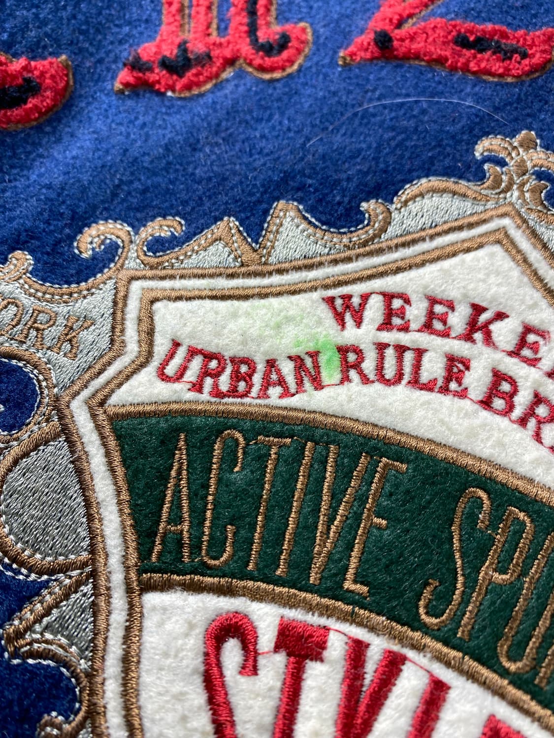 [95-100] 90s Fun Puzzle 빈티지 울 바시티자켓 상품이미지7