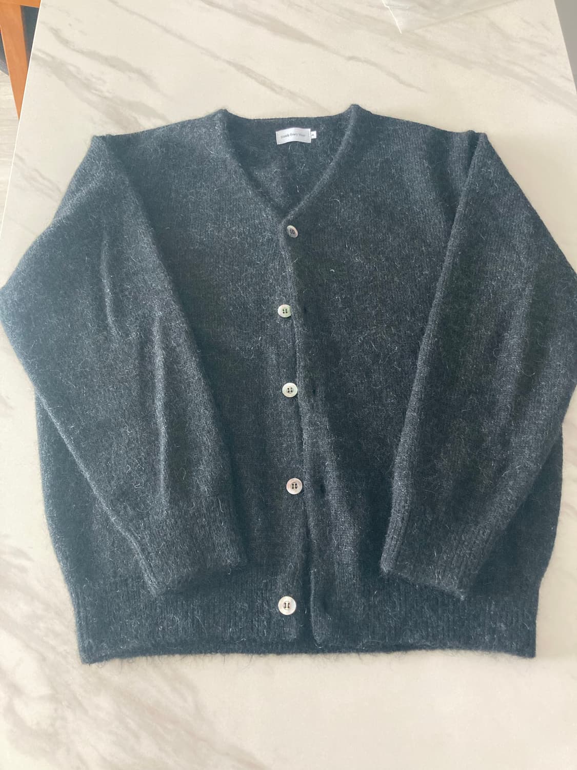 스테디에브리웨어 키드 모헤어 가디건 블랙 3 상품이미지2