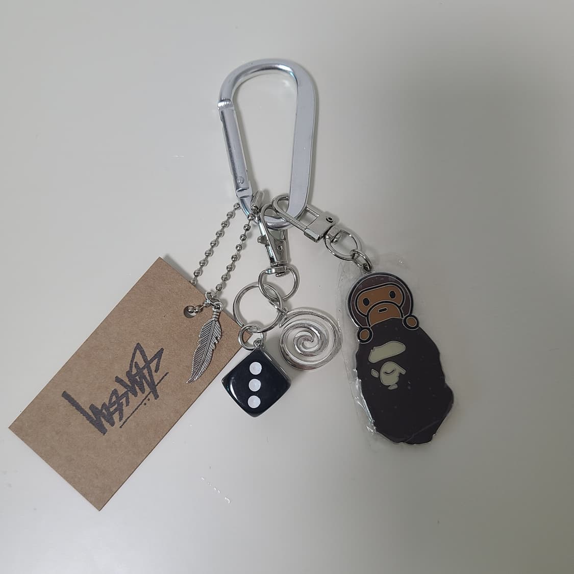 (새상품) 스투시 베이프 마일로 키링 상품이미지2