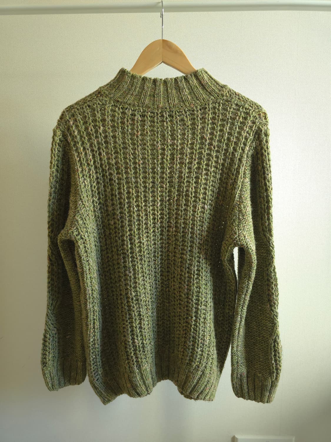 이탈리아 빈티지 울 혼방 케이블 니트  상품이미지5