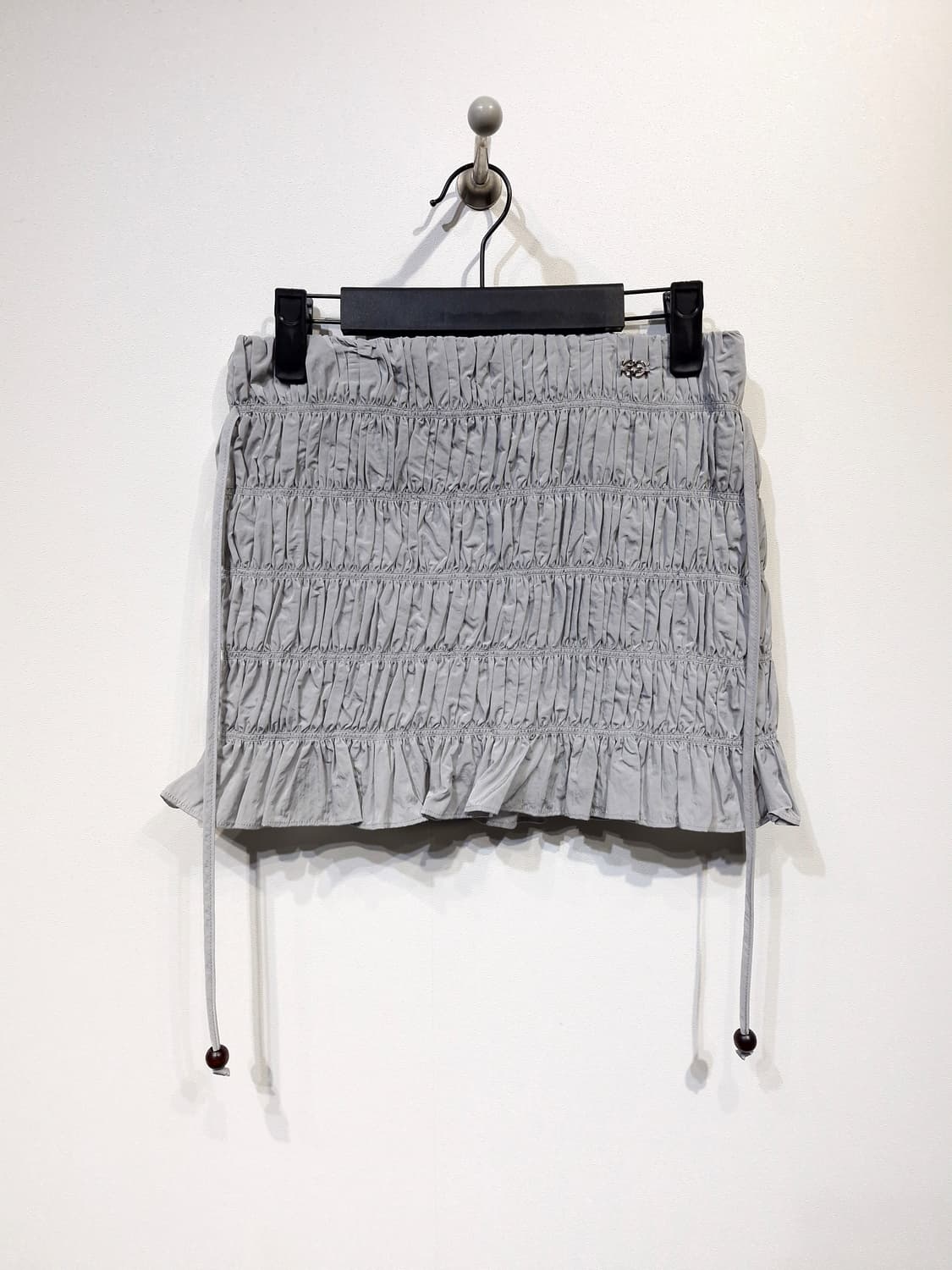 KIJUN 기준 24S/S 스모크드 미니스커트(S) 상품이미지4