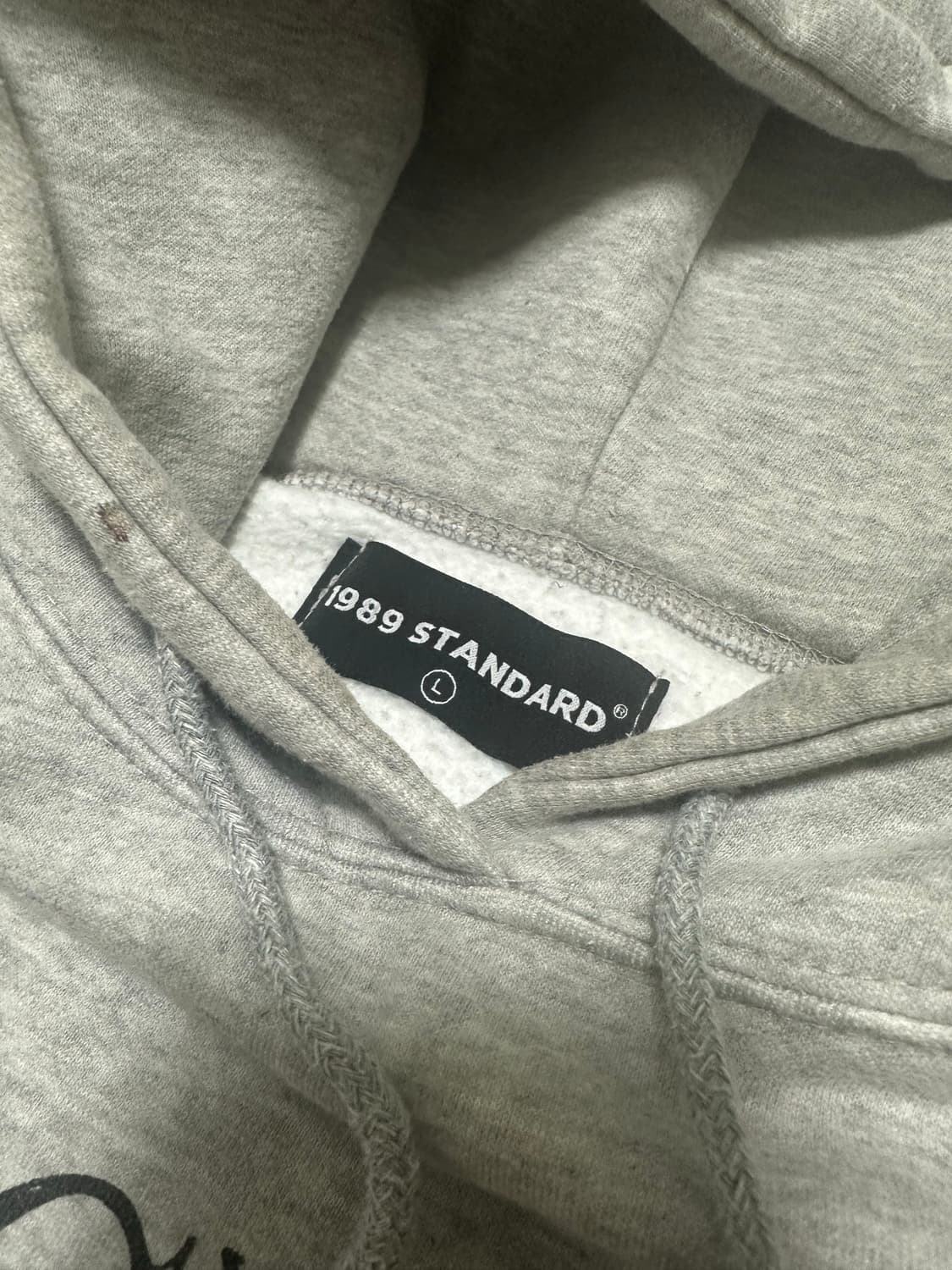 1989 ARCHIVES CAT 그레이 후드 L 상품이미지3