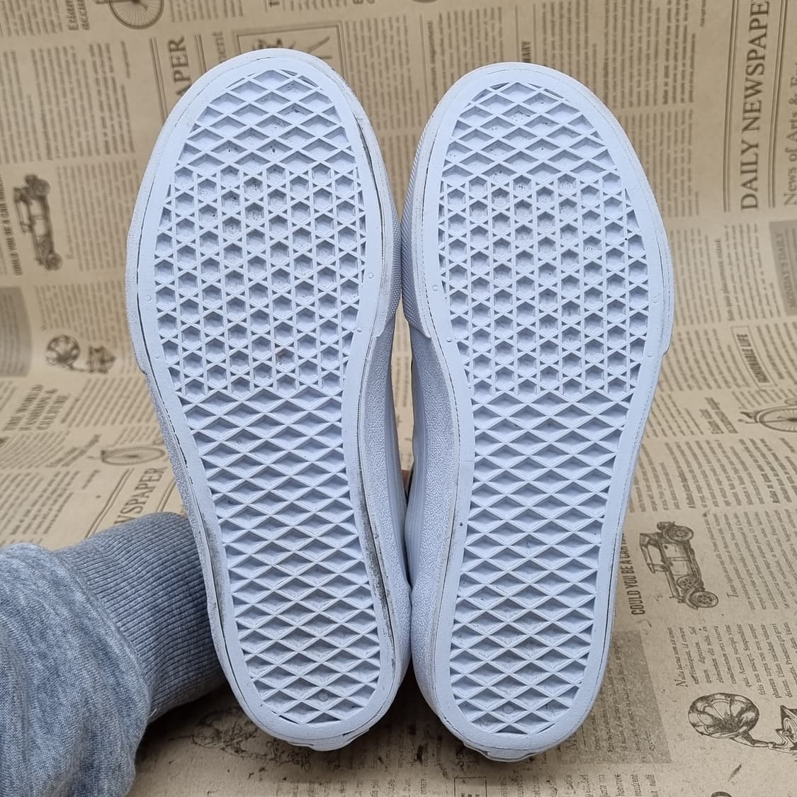 반스 올드스쿨 흰검스니커즈225 상품이미지3