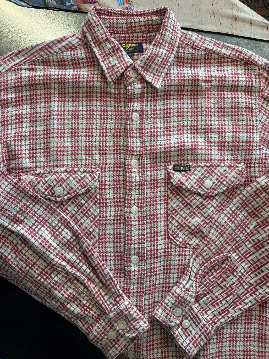 Oshkosh 빈티지 체크 플란넬 셔츠 상품이미지1