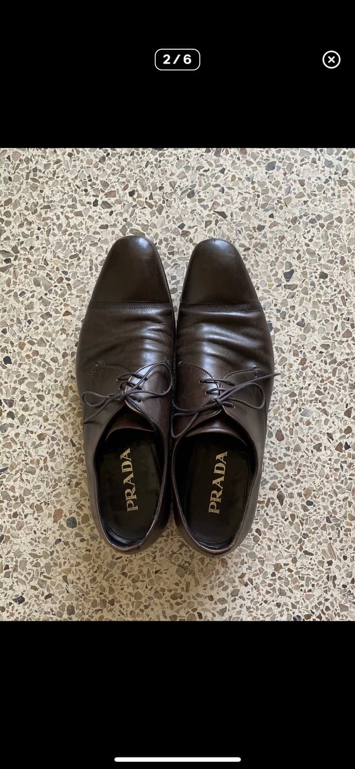 프라다 윙팁 더비슈즈 상품이미지2