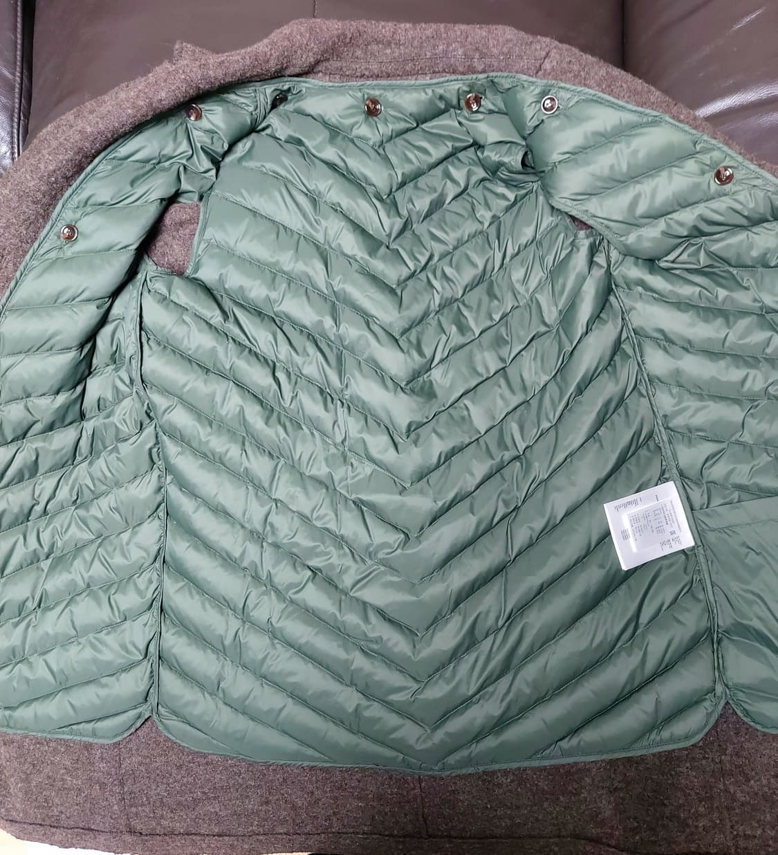 페스포우 여성 클레어 이태리 울 스트레치 다운 코트(M) 상품이미지7