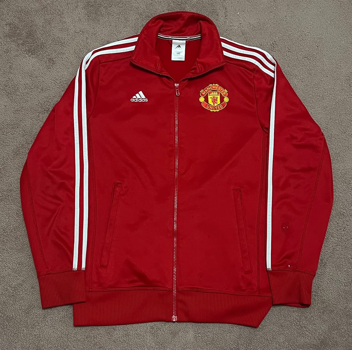 아디다스 맨유 빨강 레드 트랙탑 져지 맨체스터유나이티드 상품이미지1