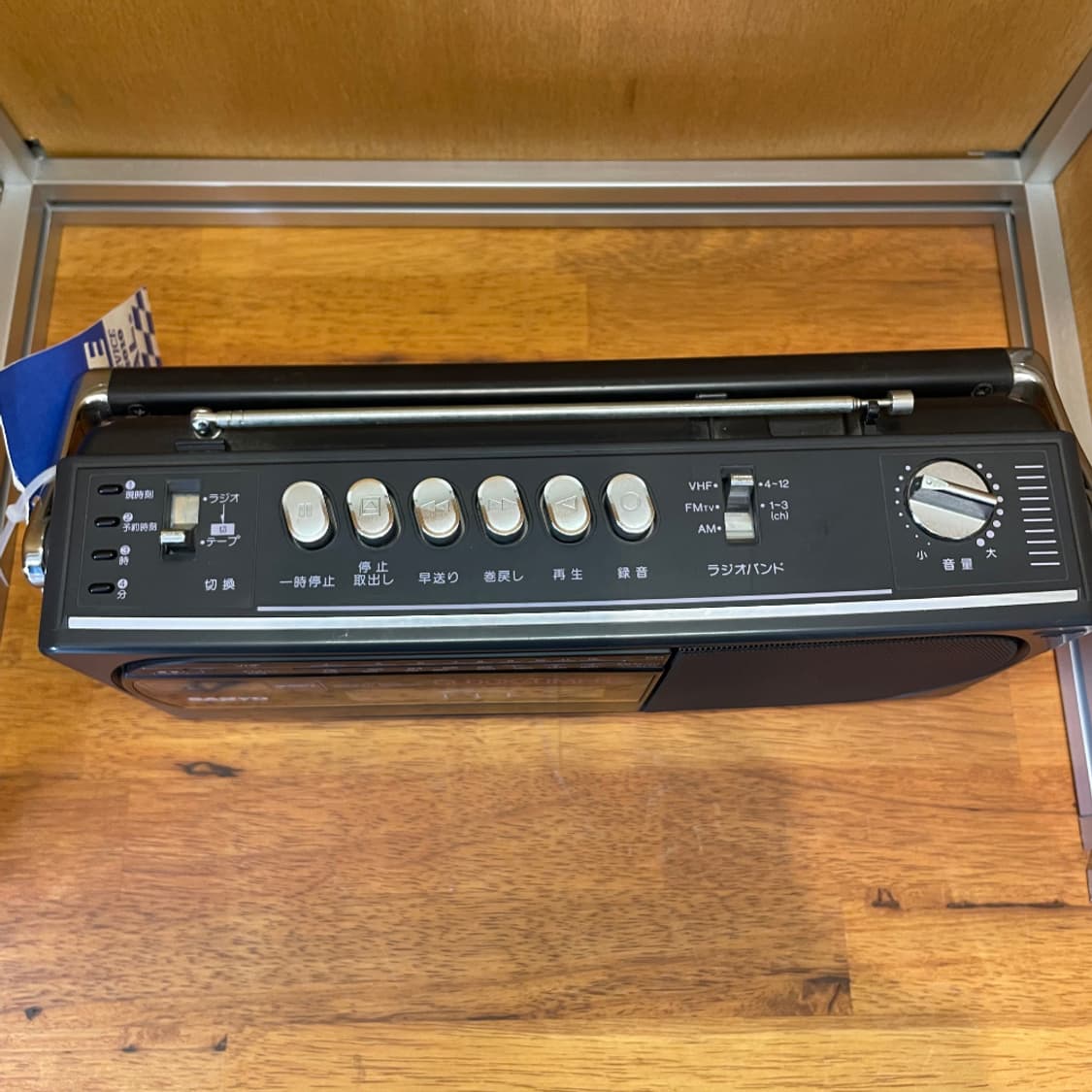 SANYO CLOCK&TIME CASSETTE PLAYER 상품이미지3