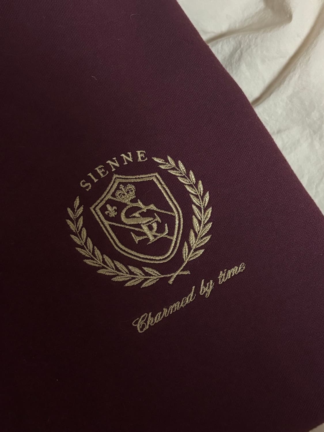 시엔느 자수 후드 티셔츠 상품이미지3