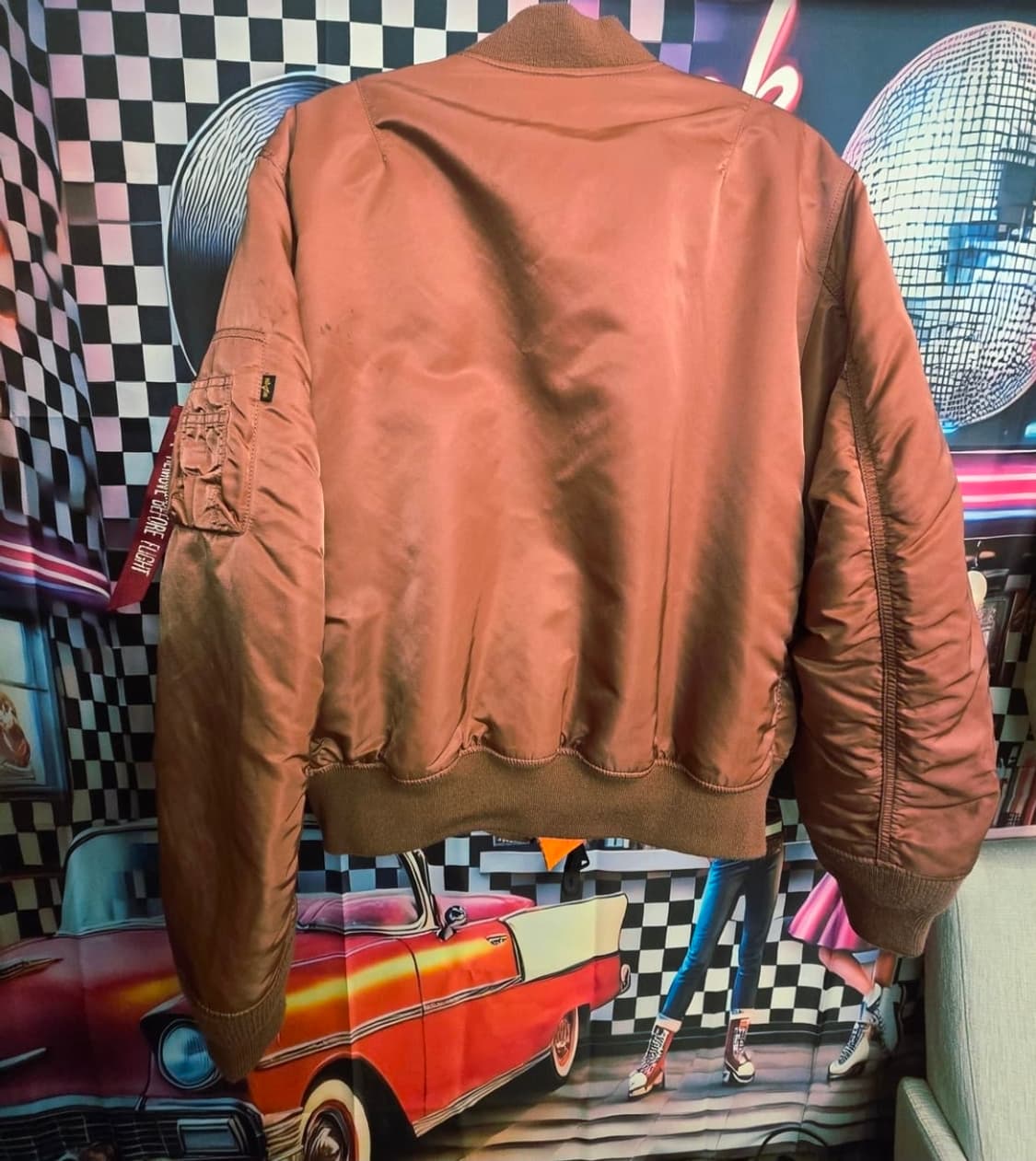 알파인더스트리MA-1 봄버 자켓 헤이즈l 브라운 451815 상품이미지8