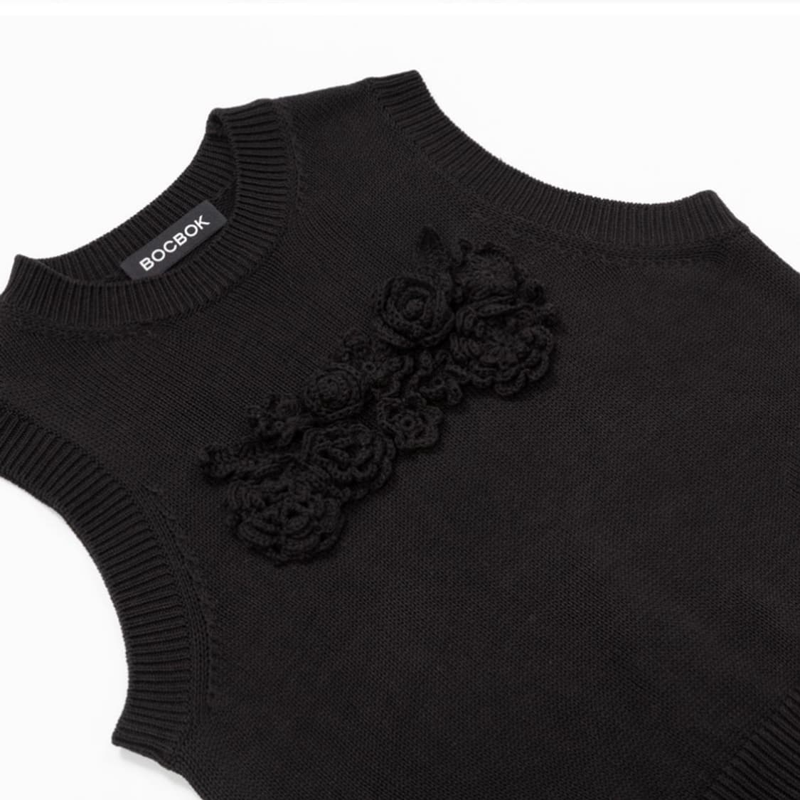bocbok 복복 GARDEN VEST 가든 베스트 블랙M 상품이미지3