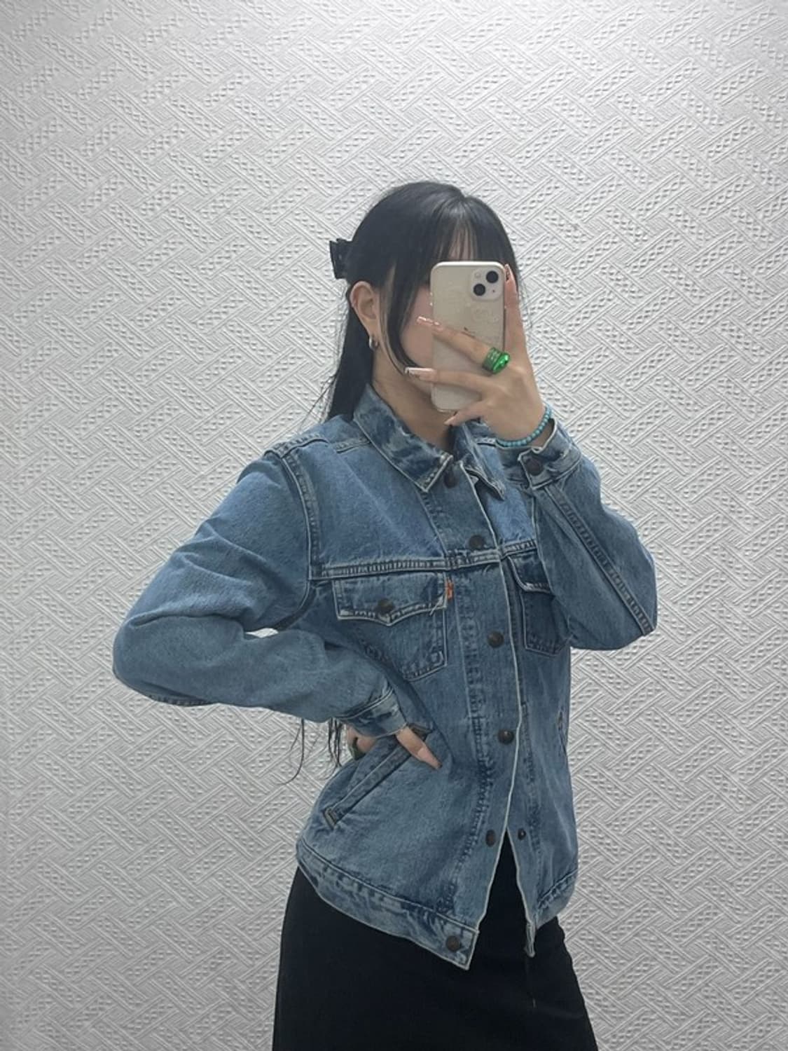 리바이스 빈티지무드 워싱 트러커 데님자켓 S C08262 상품이미지2