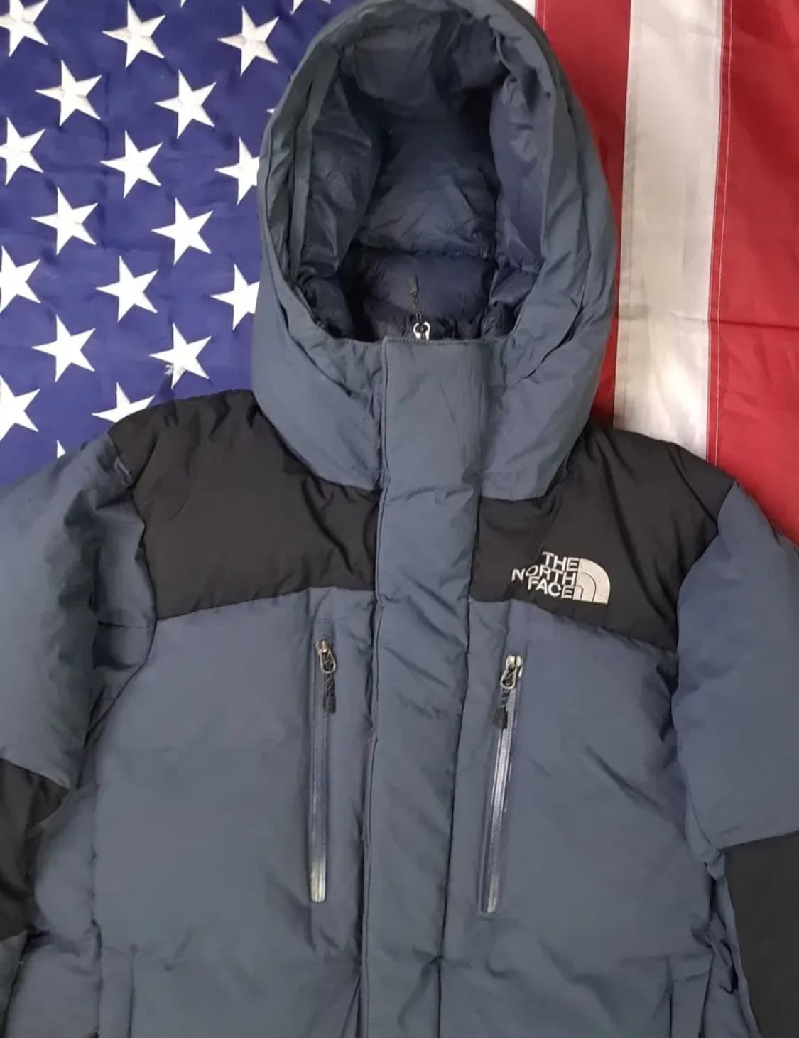 오리지날 노스페이스 하이벤트 프리즘 차콜그레이 패딩 파카 상품이미지2