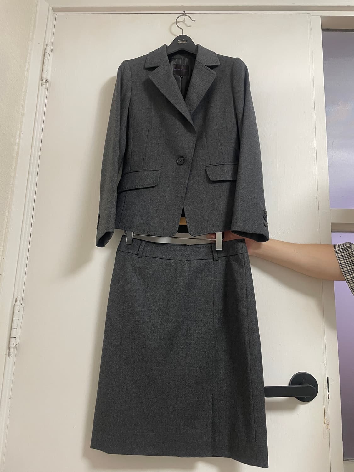 Olivia Lauren 올리비아로렌 여성 정장 세트 회색 상품이미지1