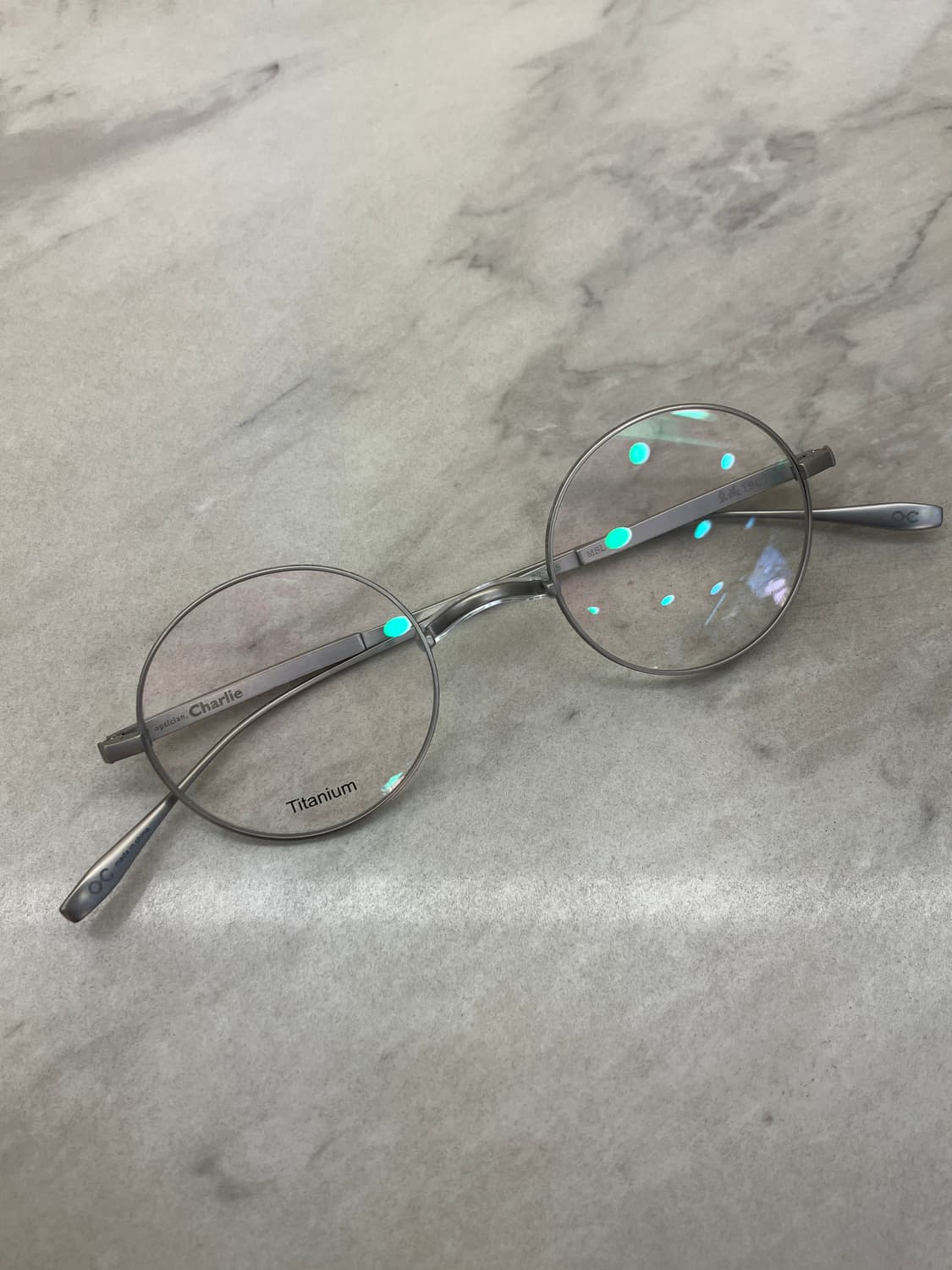 경성 京城 1907 티타늄 무광 실버 새들노즈 메탈테 클래식 안경 상품이미지1