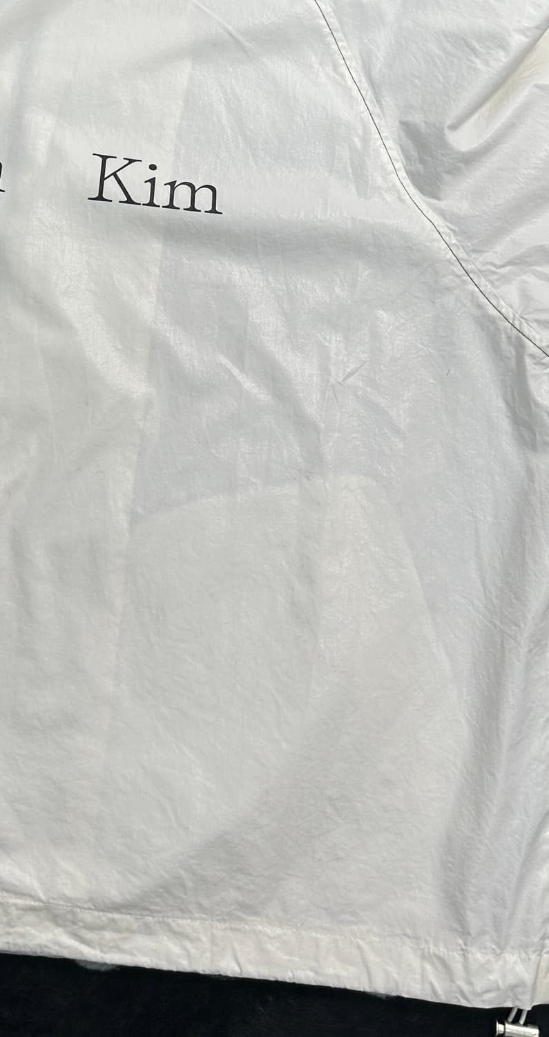 마땡킴 로고 코팅 자켓 free (아이보리)  상품이미지7