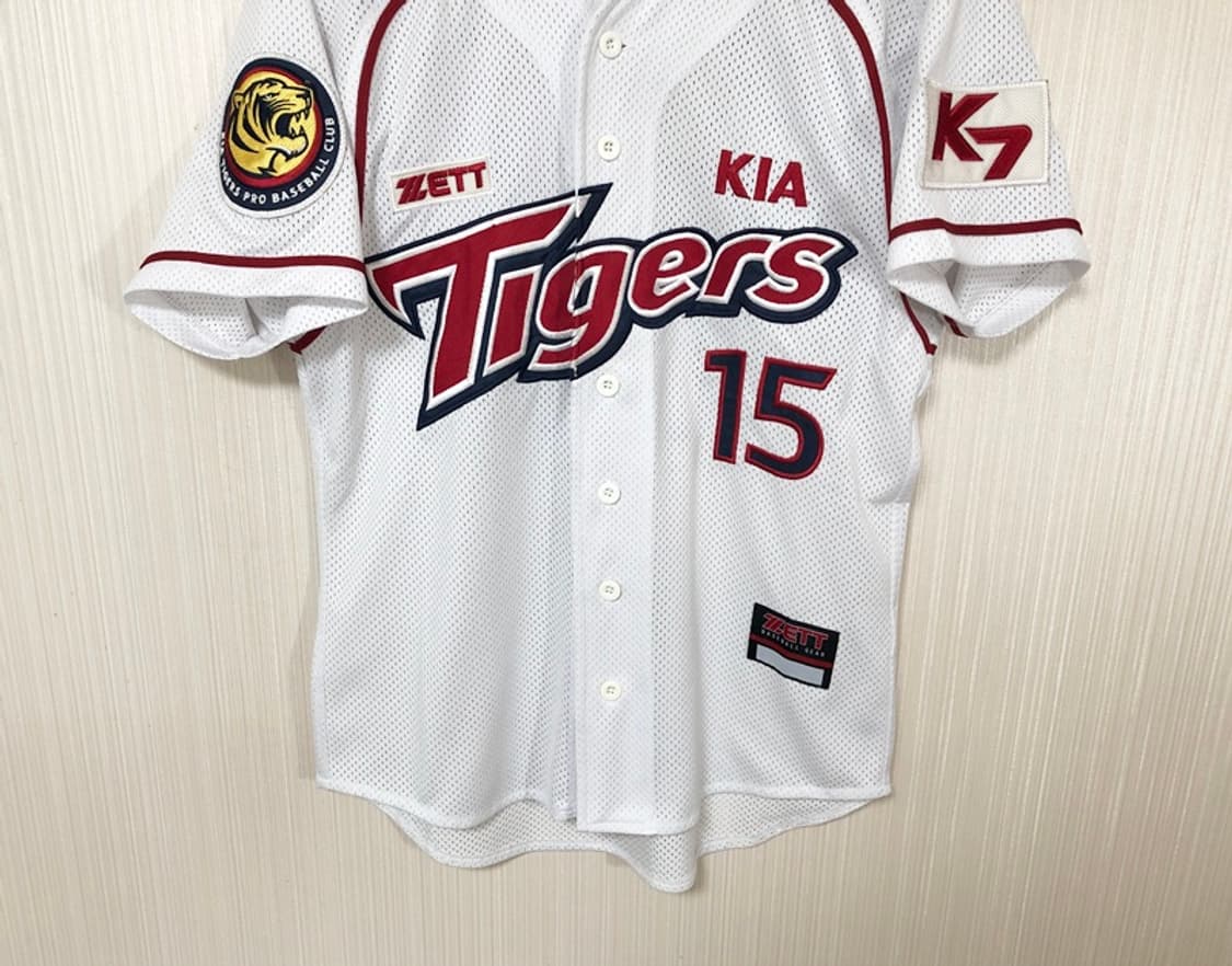 KBO ZETT 기아타이거즈 올드 홈유니폼/져지 S(85) #15 이용규 상품이미지3