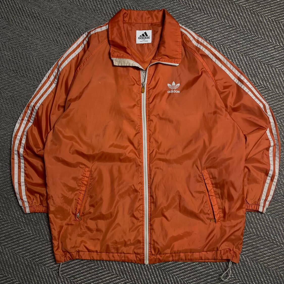90s 아디다스 올드스쿨 빅로고 박시핏 바람막이 자켓y 5238 상품이미지3
