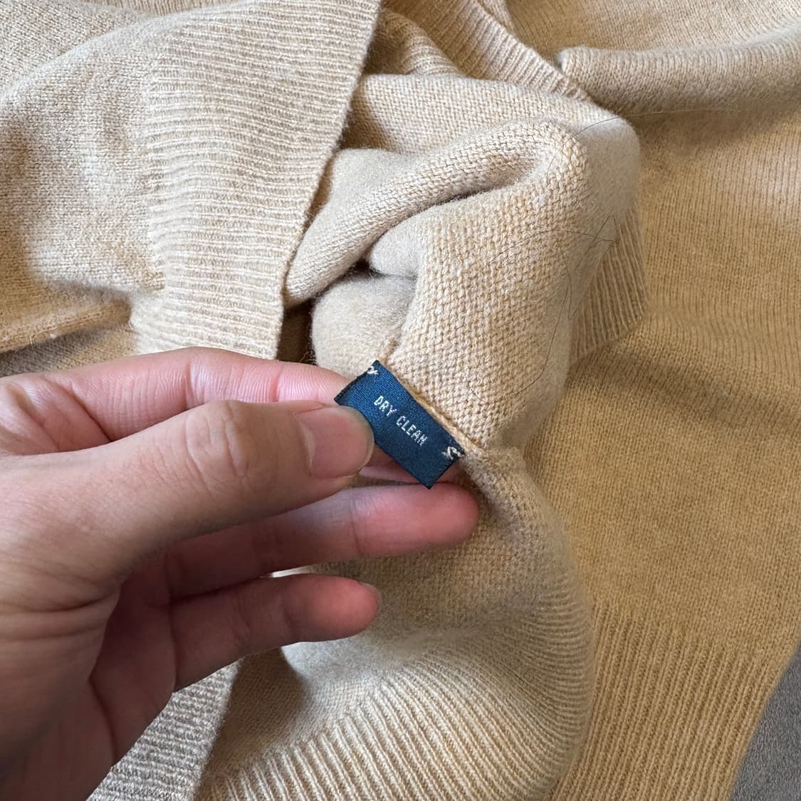 폴로 정품 램스울 베이지 니트 상품이미지8