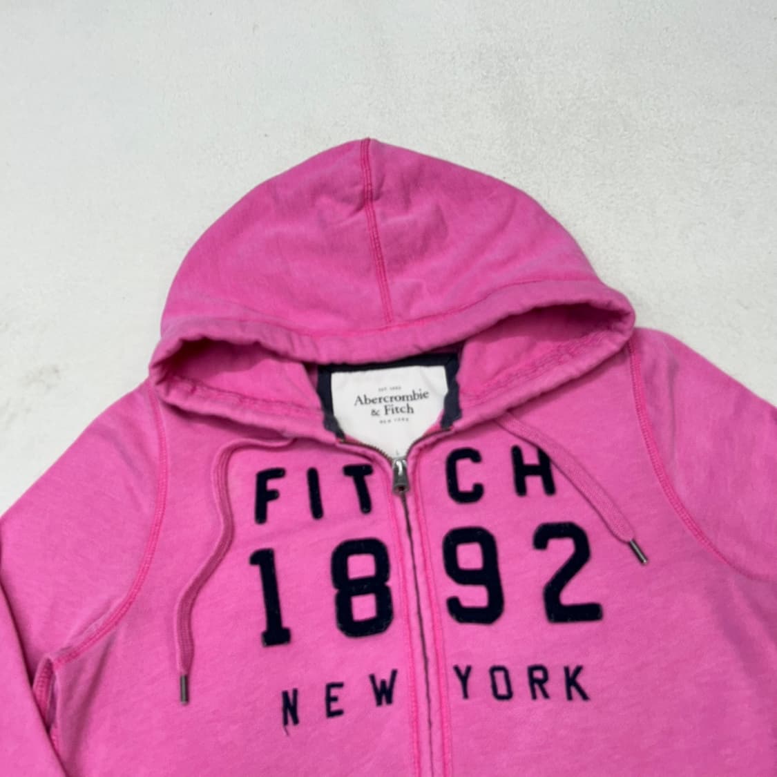 Abercrombie pink hood zip-up 상품이미지5